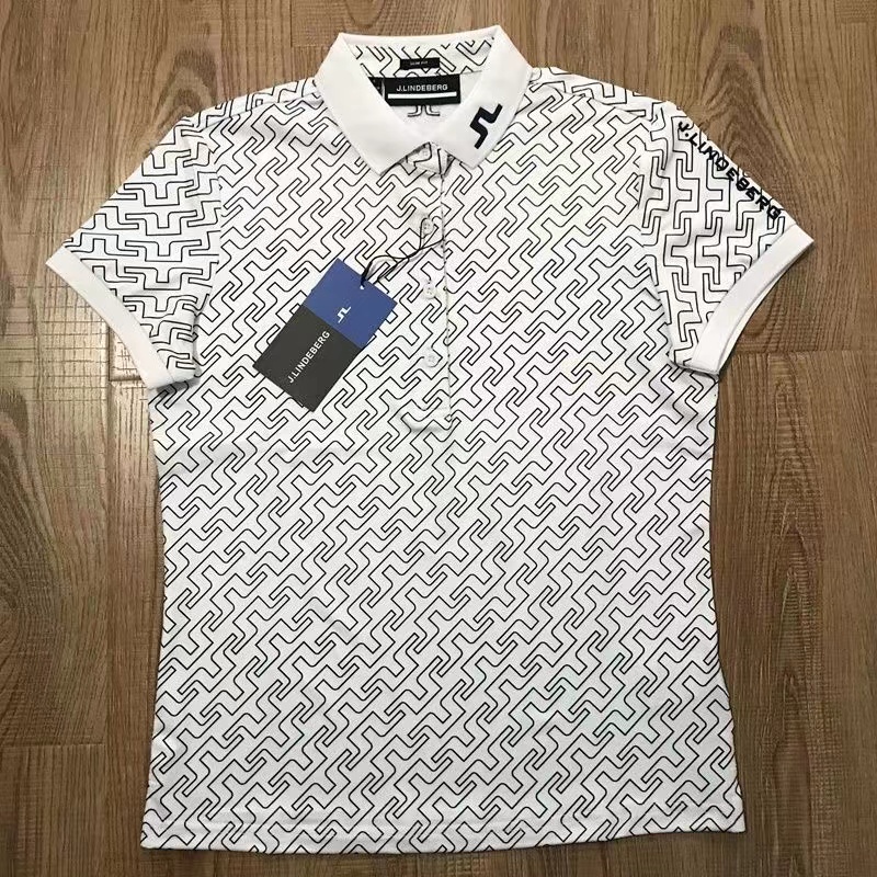 Áo Thun Đánh golf JLINDEBERG Tay Ngắn Vải polyester Nhanh Khô Thời Trang Cho Nữ Mã 3021 Hàng Mới 2023