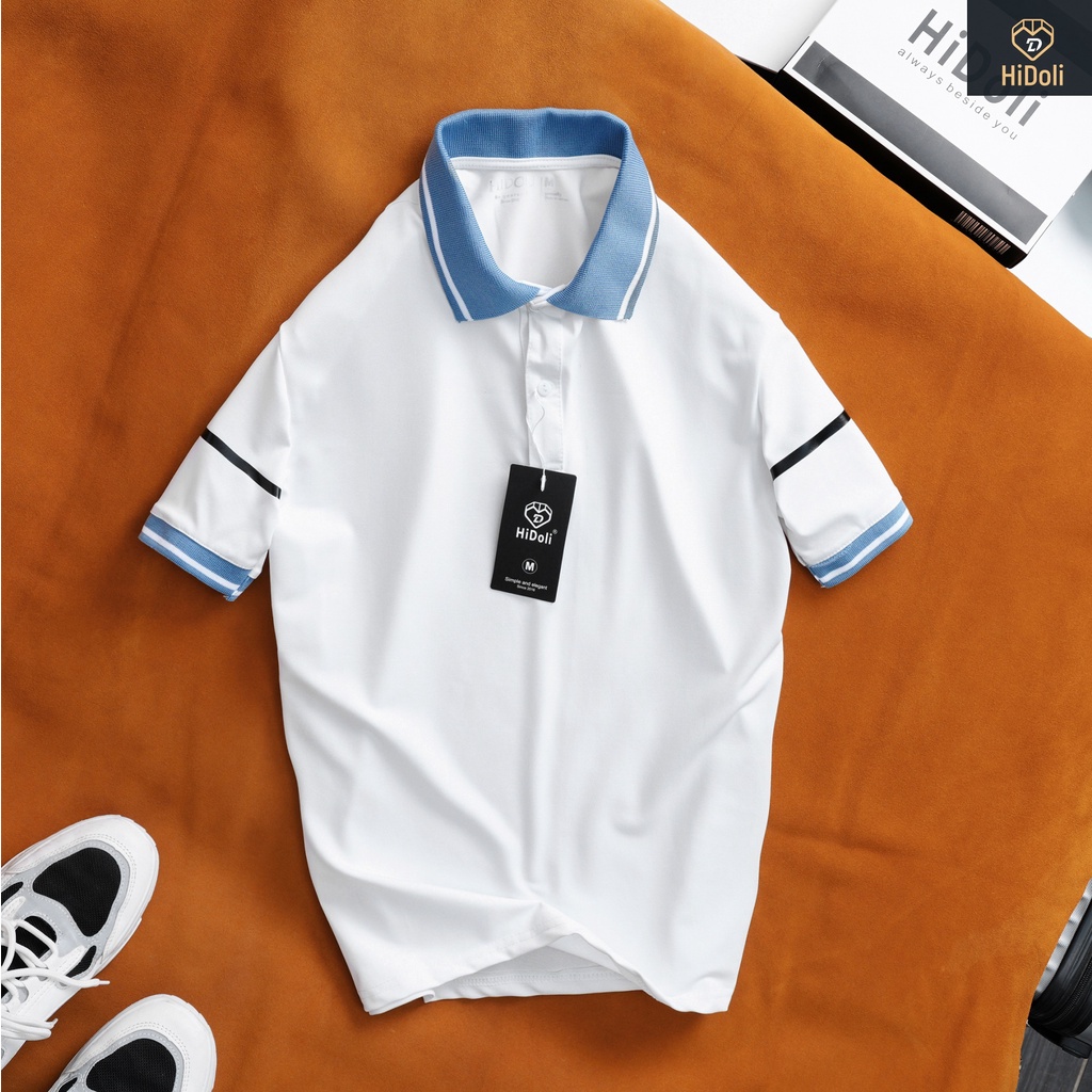 Áo thun POLO phối VIỀN TAY nam nữ mặc đôi siêu đẹp siêu chất, chất liệu co giãn thoáng mát POLO-01