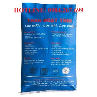 THAN HOẠT TÍNH GÁO DỪA TRÀ BẮC Túi 1kg