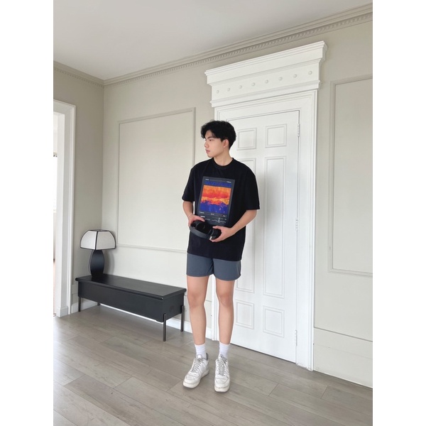RYAN - Áo thun Waves nam nữ ngắn tay vải cotton thương hiệu RYAN form rộng phong cách Hàn Quốc