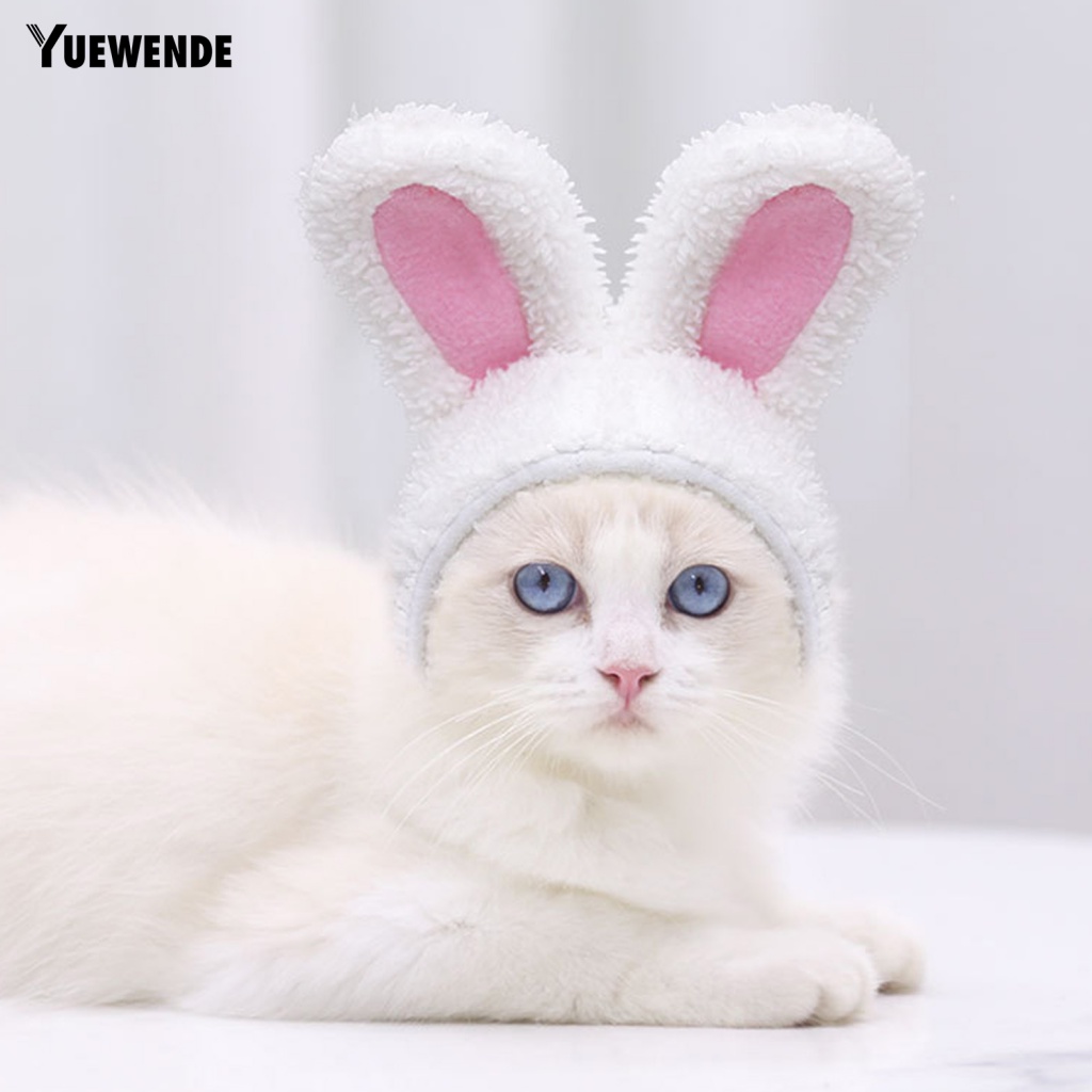 Mũ Cotton Tai Thỏ Hoạt Hình Đáng Yêu Cho Thú Cưng