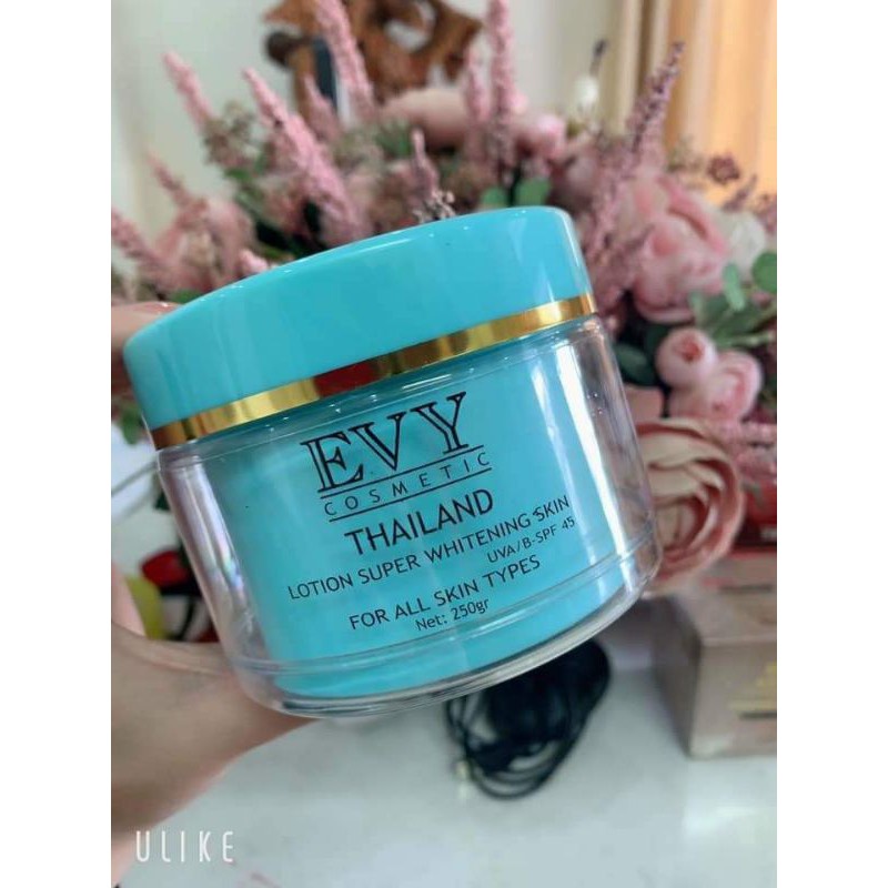 Kem Body Thái Lan - Dưỡng Trắng Da Toàn Thân EVY 250gr