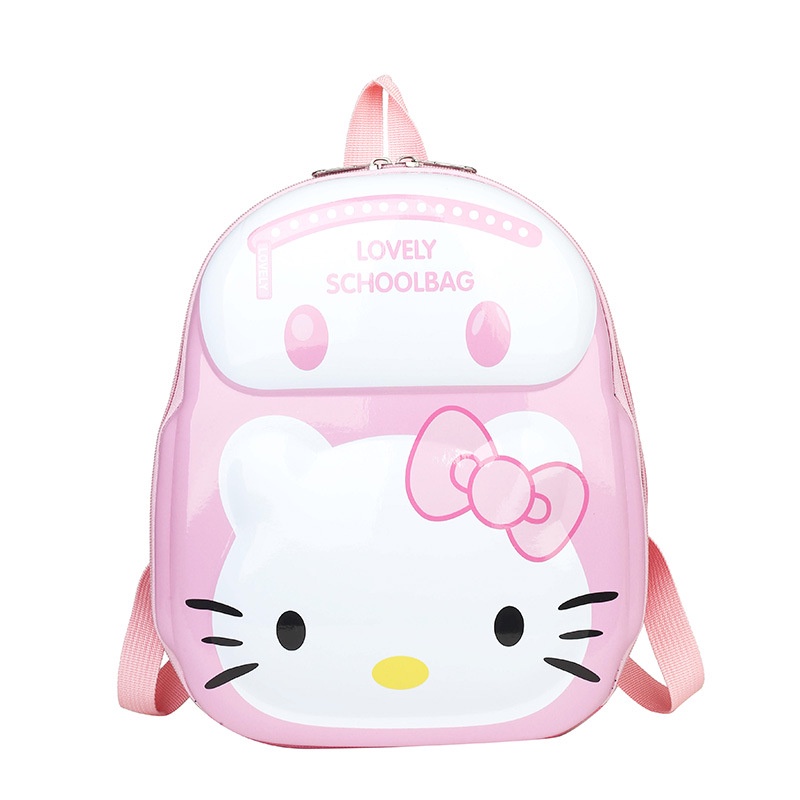 Ba Lô Đi Học Đa Năng Chống Thấm Nước In Họa Tiết Kira Sanrio Hello Kitty Thời Trang Cho Bé