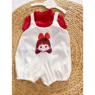 Jum trắng + áo đỏ cho bé xinh