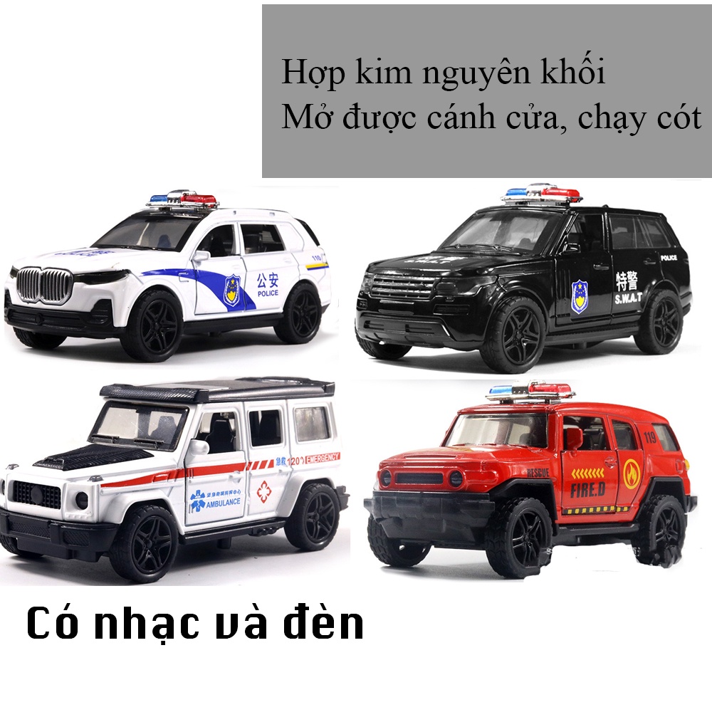 Đồ chơi xe cảnh sát, xe cứu hoả