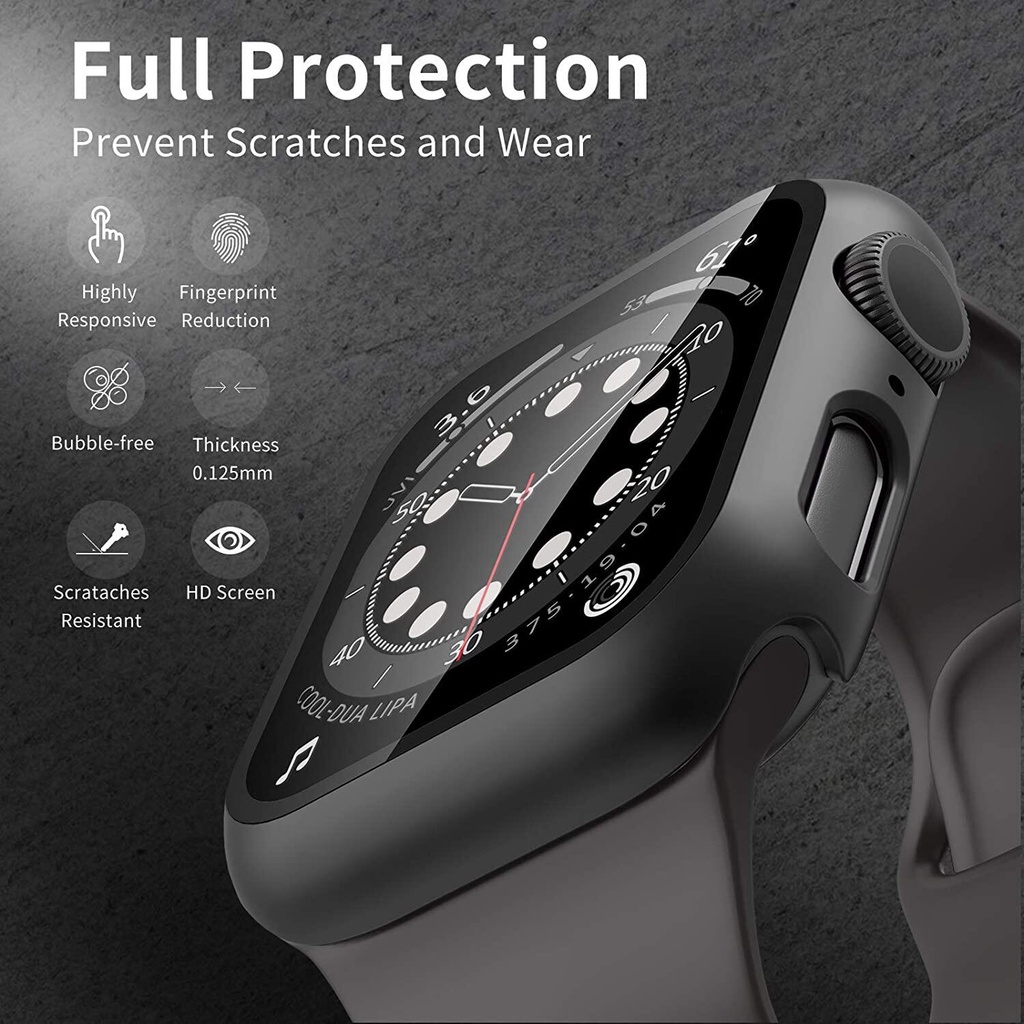 Kính Cường Lực Bảo Vệ Màn Hình Đồng Hồ Thông Minh Apple watch series 6 SE 5 3 / 2 / 1 44mm 40mm i watch 6 5 4 38 40 42 44mm