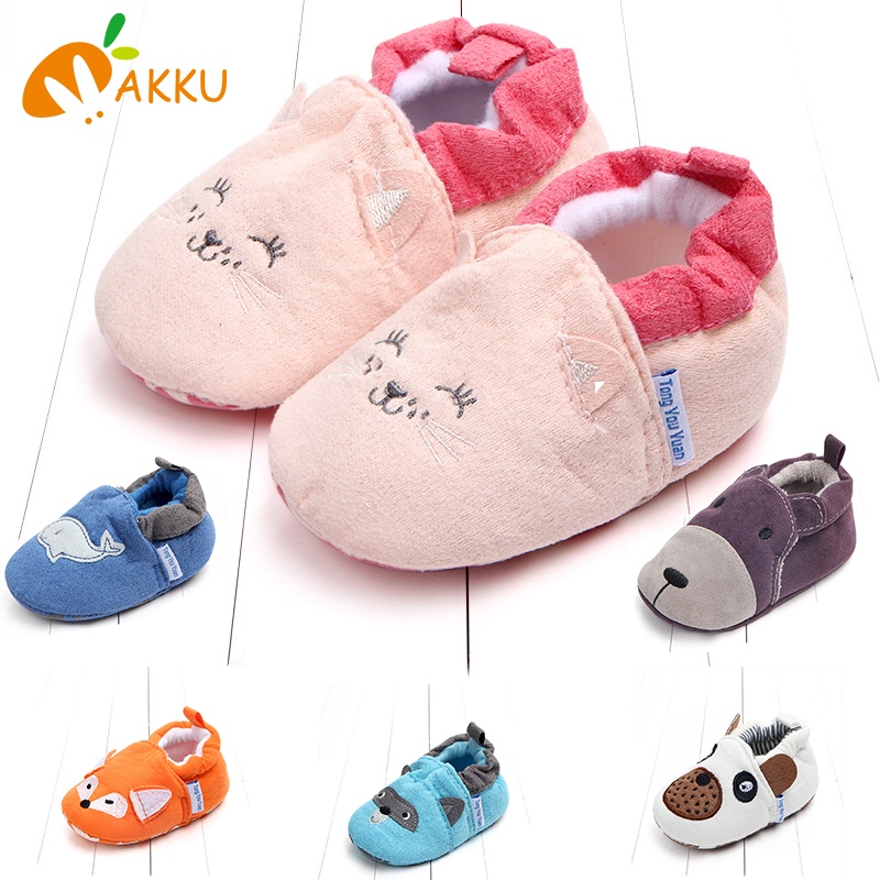 Giày Tập Đi Đế Mềm Chống Trượt Thời Trang Xuân Thu Cho Bé