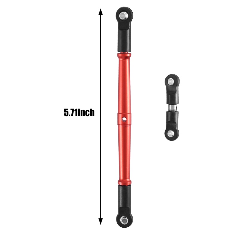 Thanh Nối Trước Và Sau Bằng Kim Loại Màu Đỏ Nâng Cấp Cho Arrma 1 / 8 Karton Outcast