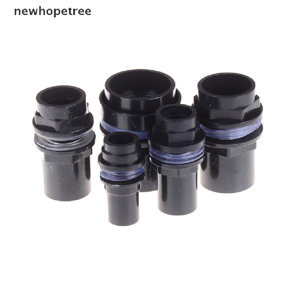 Ống Nối Thẳng Bằng Nhựa PVC Màu Đen Dành Cho Bể Cá