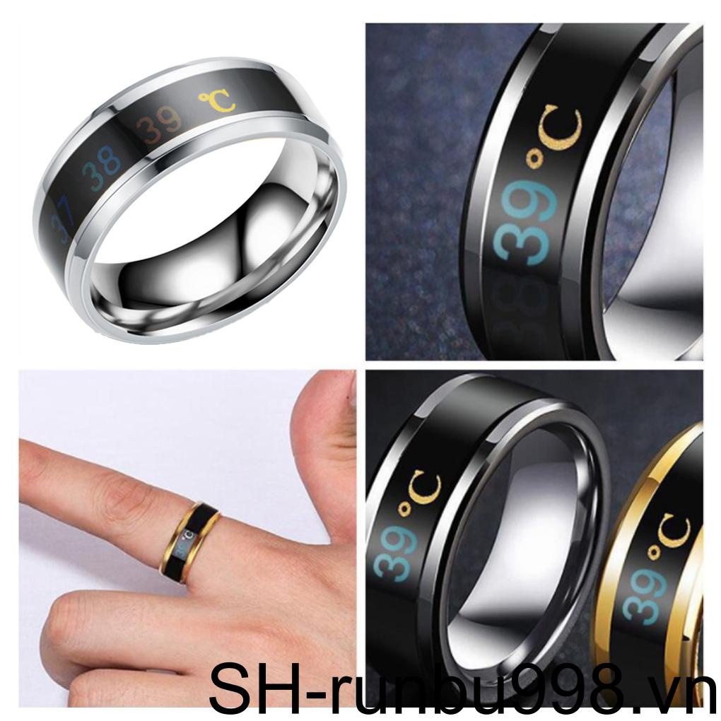 Nhẫn Đính Hôn Chất Liệu Thép Không Gỉ Thông Minh Trọng Lượng Nhẹ Thời Trang Cho Cặp Đôi