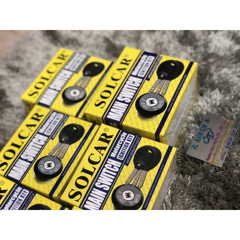 Ổ Khoá SOLCAR 6 Cạnh Exciter / Wave / Dream / Fu / RS ////