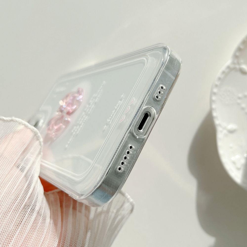 Ốp Điện Thoại TPU Mềm Viền Dày Chống Sốc In Chữ Thời Trang Cho IPhone 14 13 12 11 Pro Max XS XR 8 7 Plus