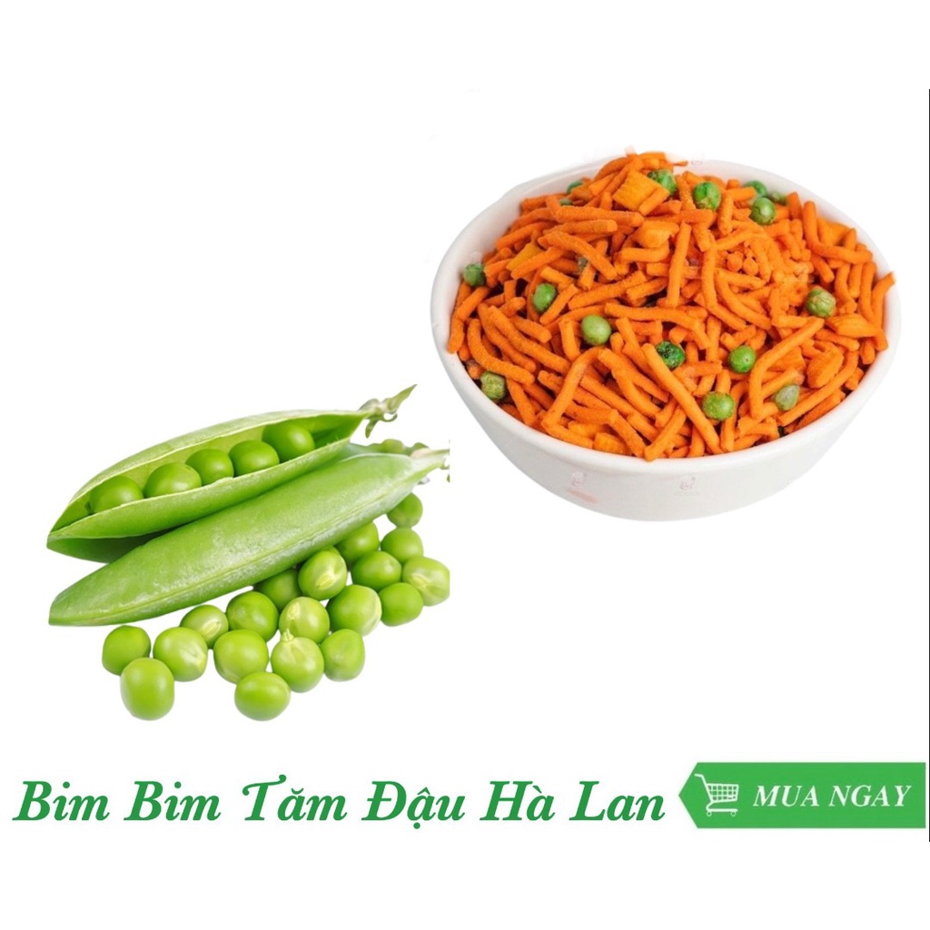 1kg bim bim tăm que đậu hà lan sấy giòn, loại ngon