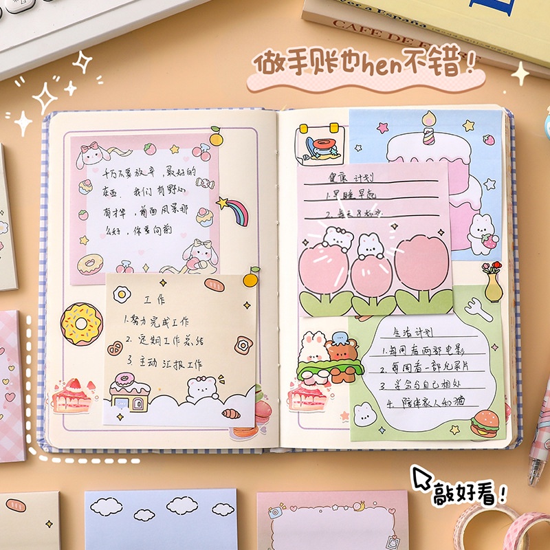 Giấy Dán Ghi Chú Dày Dặn Tiện Dụng Cho Học Sinh / Văn Phòng