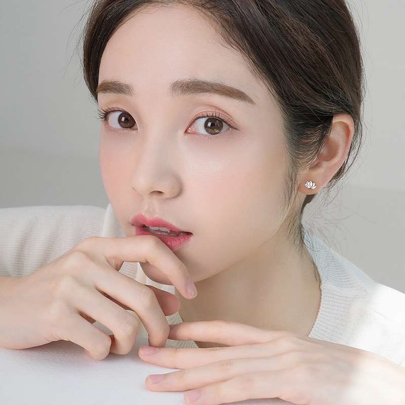 Bông Tai Mạ Bạc 999 Hình Hoa Sen Thời Trang 2022☃2.20