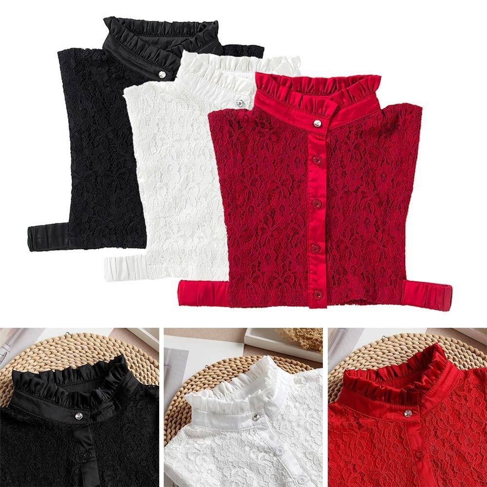 Cổ Áo Rời Rời Cổ Bẻ Kiểu Cổ Điển Thời Trang Cho Nữ