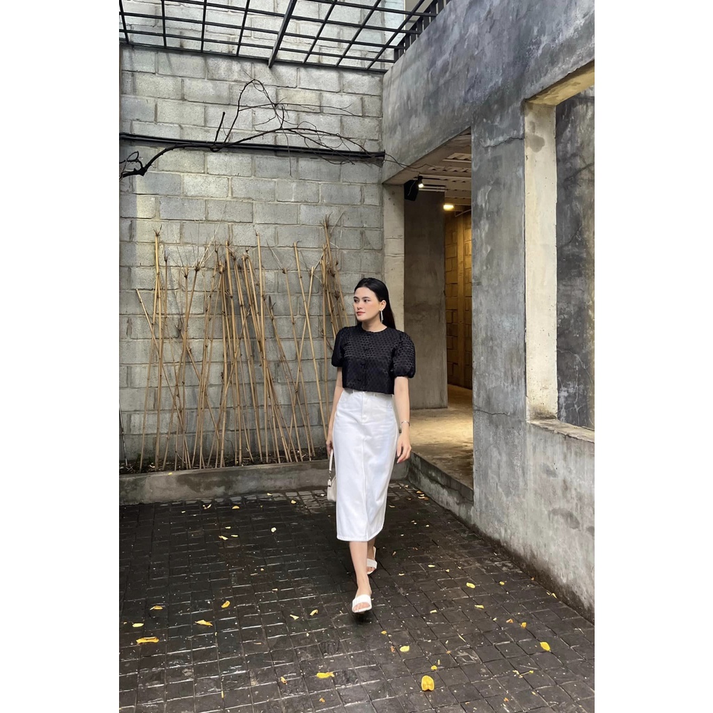 OLV - Chân váy Pearly Midi Skirt