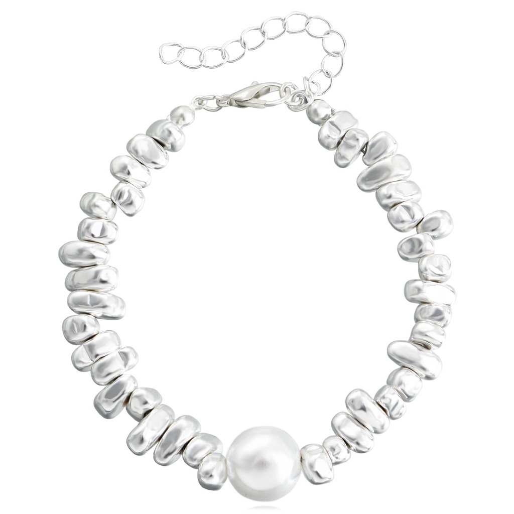 Vòng Tay Mạ Bạc Sang Trọng Thiết Kế Cổ Điển Cho Nữ