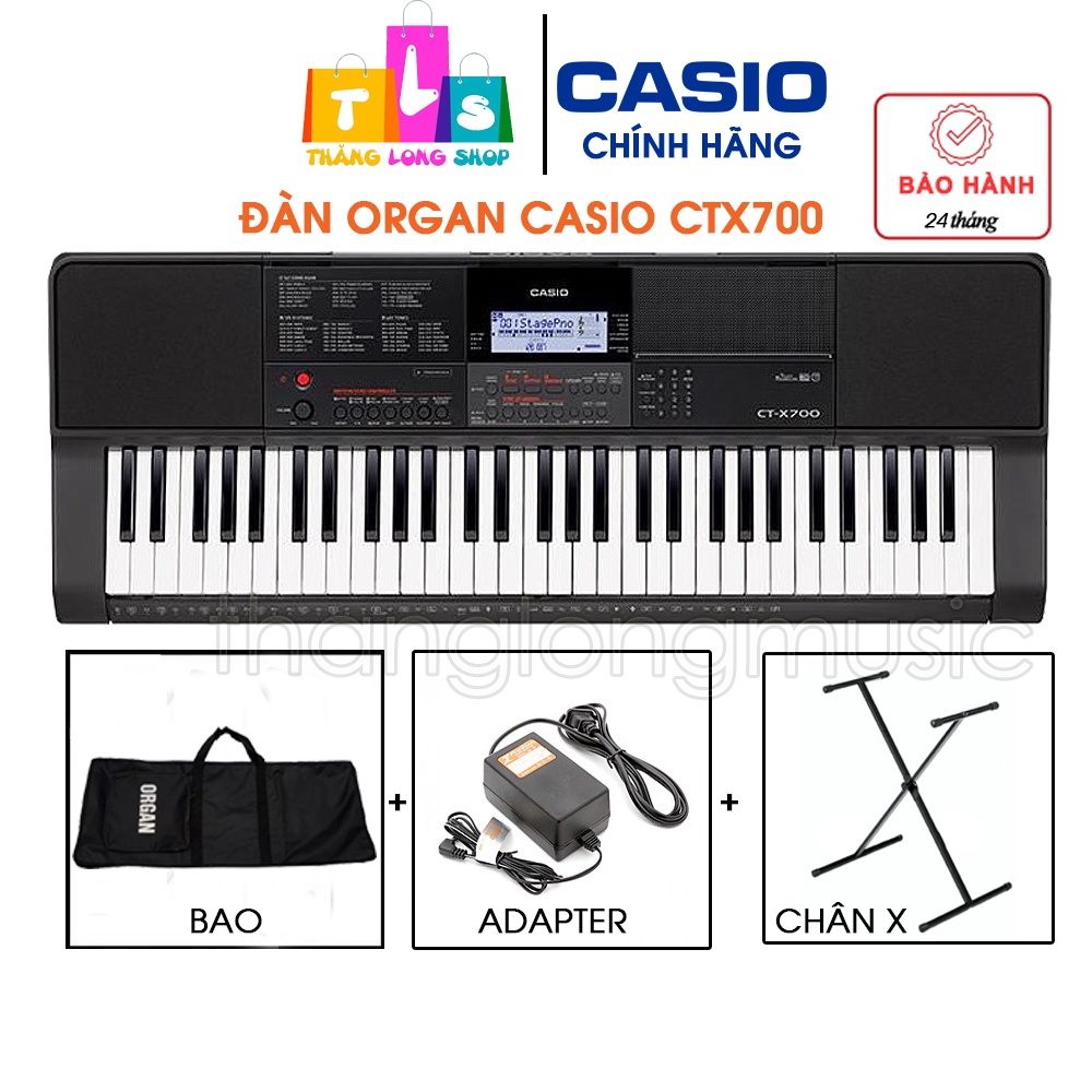 Casio CTX-700 - Đàn Organ Di Động 61 Phím - Casio Keyboard CTX700