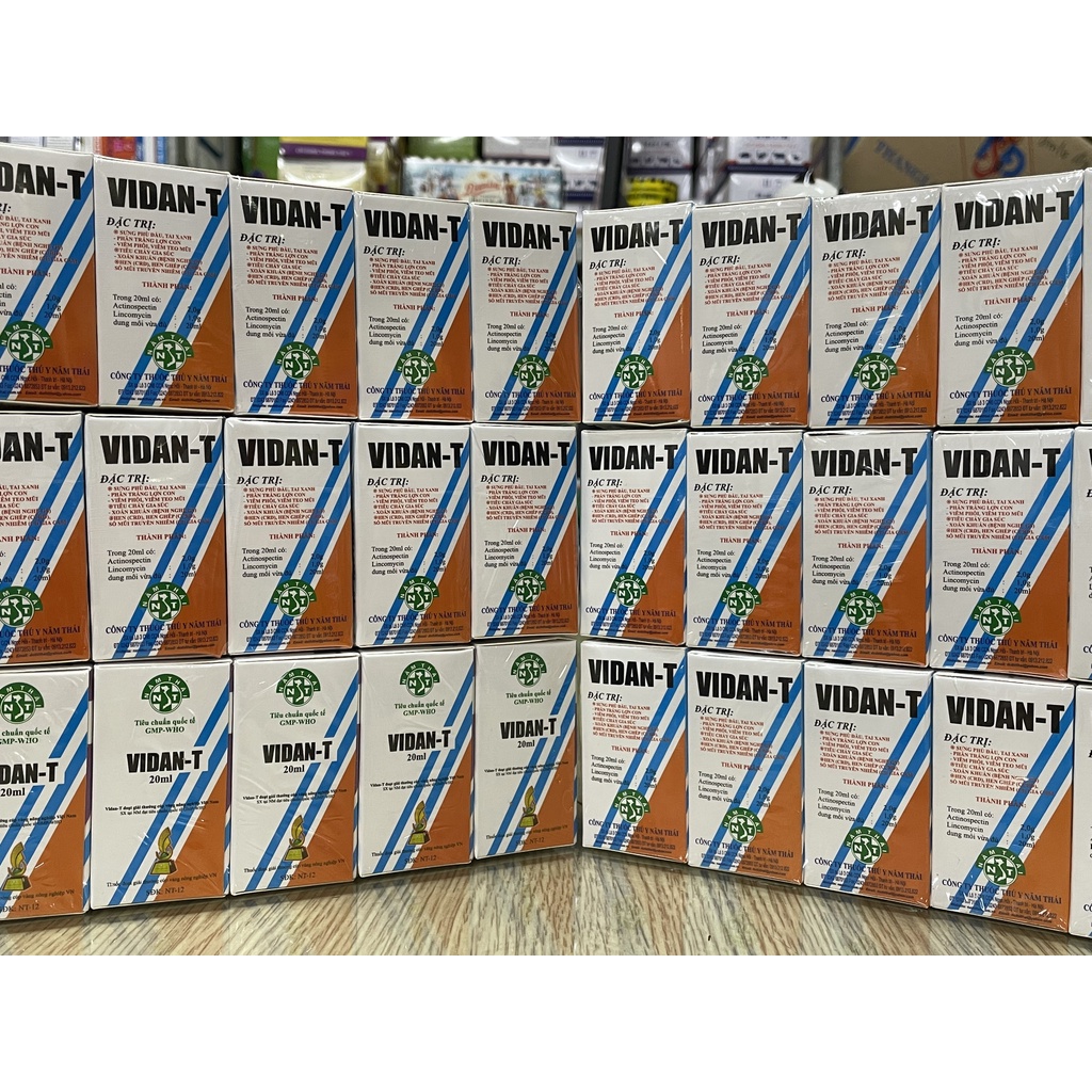 VDAN T 20ML cho gà đá, gà chọi.