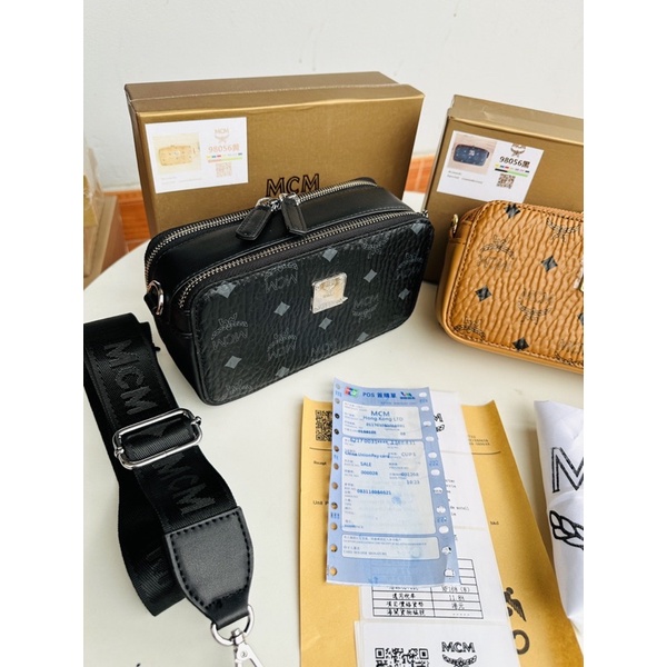 Túi đeo chéo unisex mcm