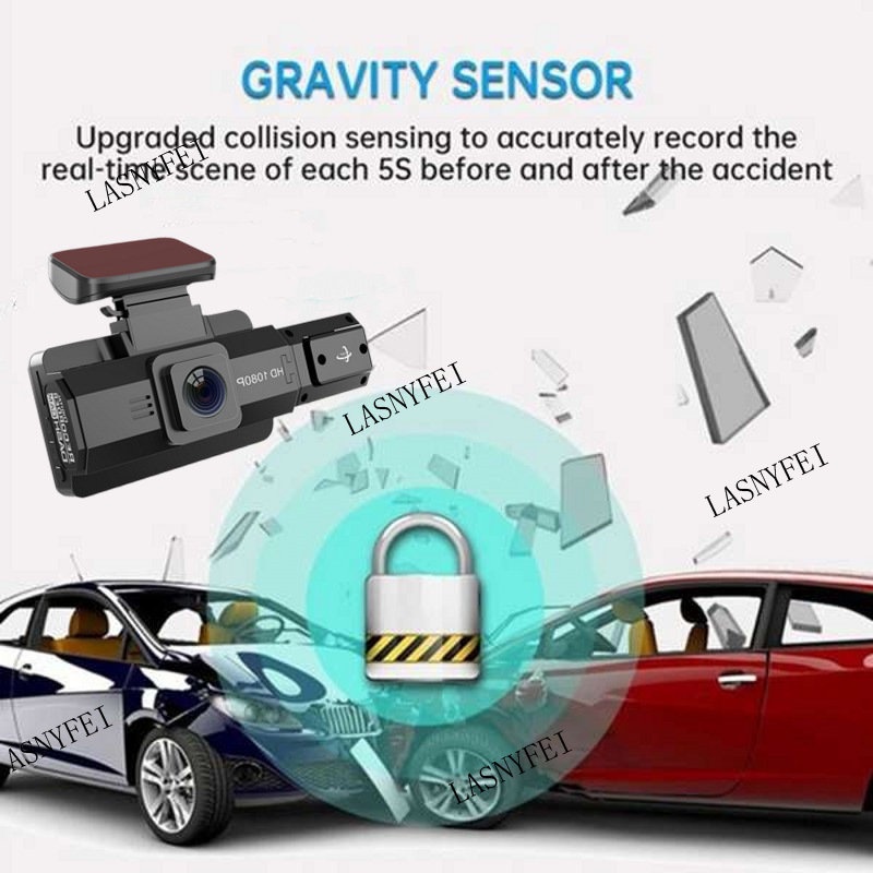 Camera Hành Trình 3 Chiều HD 1080 3 Inch IPS Có Thể Xoay Được