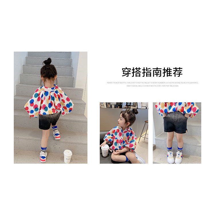 Áo Sơ Mi Tay Phồng Ngắn Thoải Mái Phong Cách Phương Tây Thời Trang Mùa Hè Cho Nữ