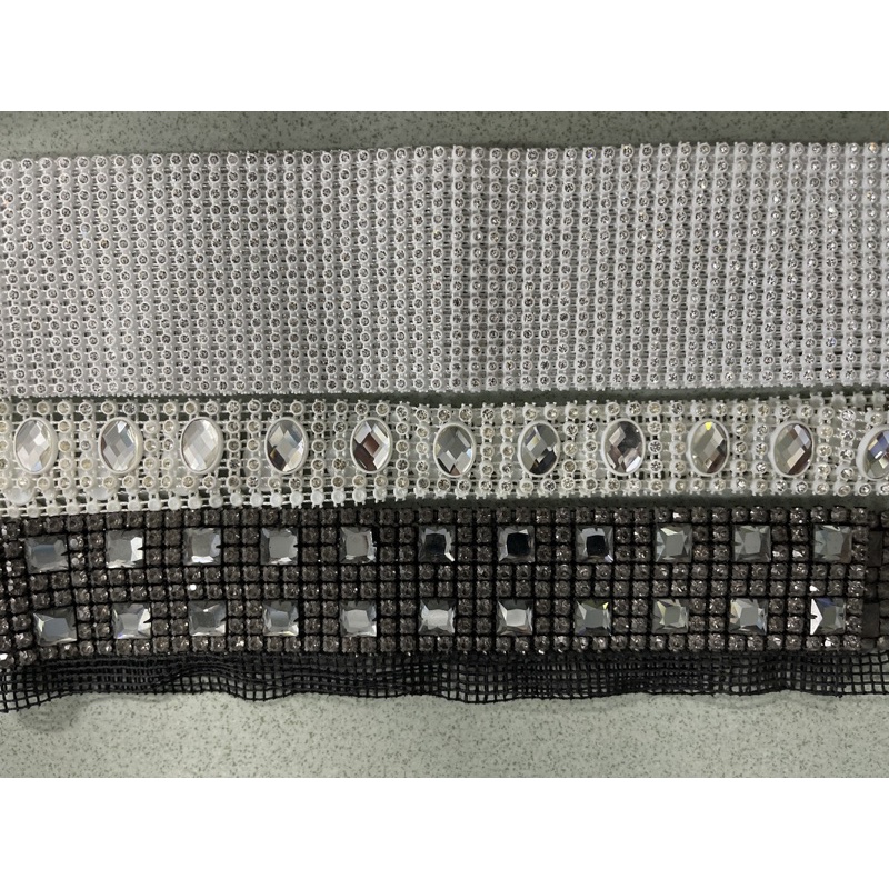 Dây lưới  dây đính đá dùng để trang trí đai eo, lưng quần, chân váy …