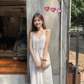 [ ORDER ] Đầm trắng 2s dáng suông vintage đi du lịch ( Ảnh thật cuối )