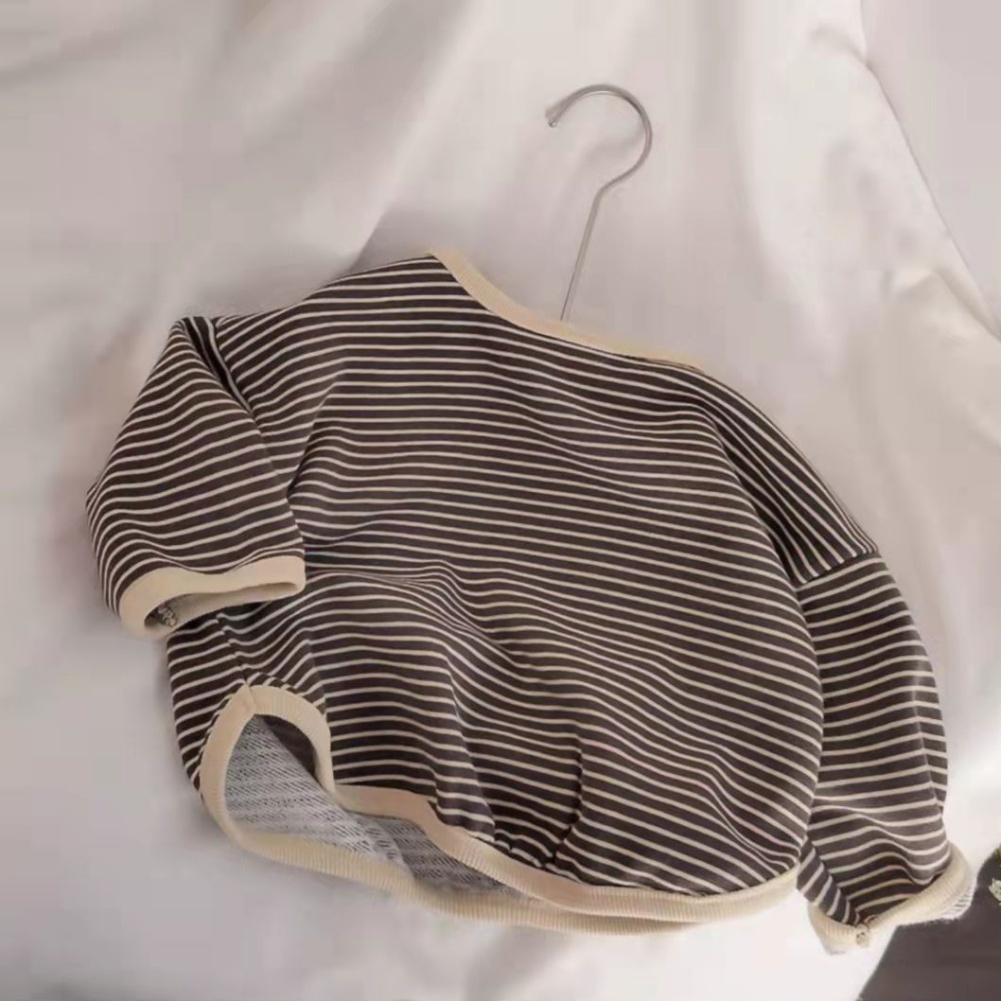 Áo Thun Tay Dài Họa Tiết Kẻ Sọc Thời Trang Mùa Xuân Xinh Xắn Cho Nữ Se7en Se7en