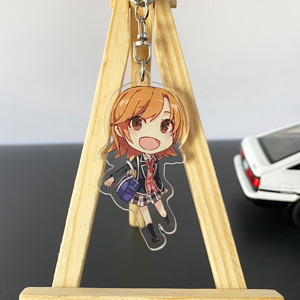 Móc khóa mica anime Oregairu - SNAFU Ebina, Iroha, Zaimokuza, Hayato, Komachi, Miura