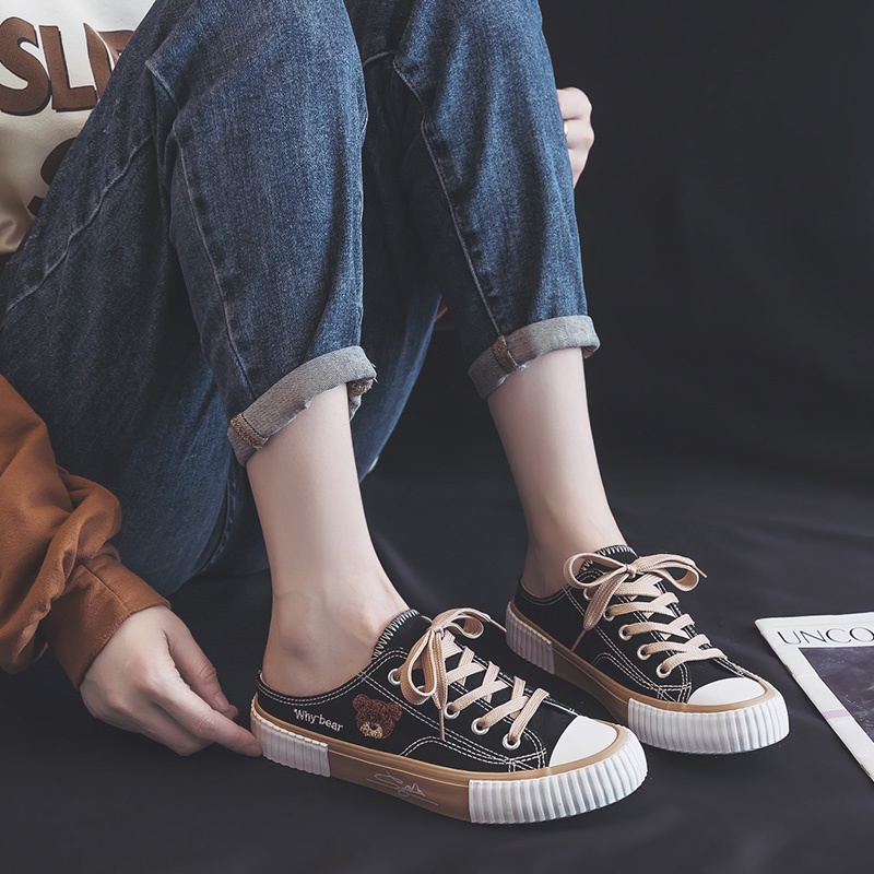 ❤ Giày Thể Thao canvas Đế Dày Thời Trang Mùa Hè Hàn Quốc Mới 2023 Dành Cho Nữ [PunkyRabbit]