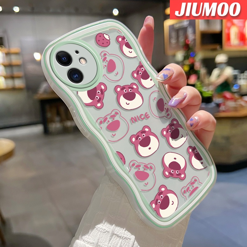 Ốp Điện Thoại Trong Suốt Chống Sốc Họa Tiết Gấu Và Dâu Tây Cho Samsung galaxy J2 Pro 2018 J2 Prime