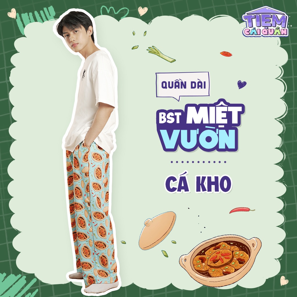 Quần DÀI họa tiết CÁ KHO TỘ by Tiệm cái quần