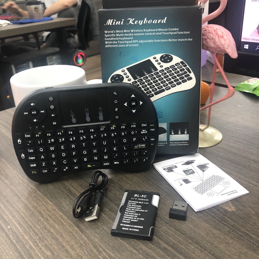 Bàn Phím Kiêm Chuột Máy Tính Không Dây MWK08 -dc2131 | BigBuy360 - bigbuy360.vn