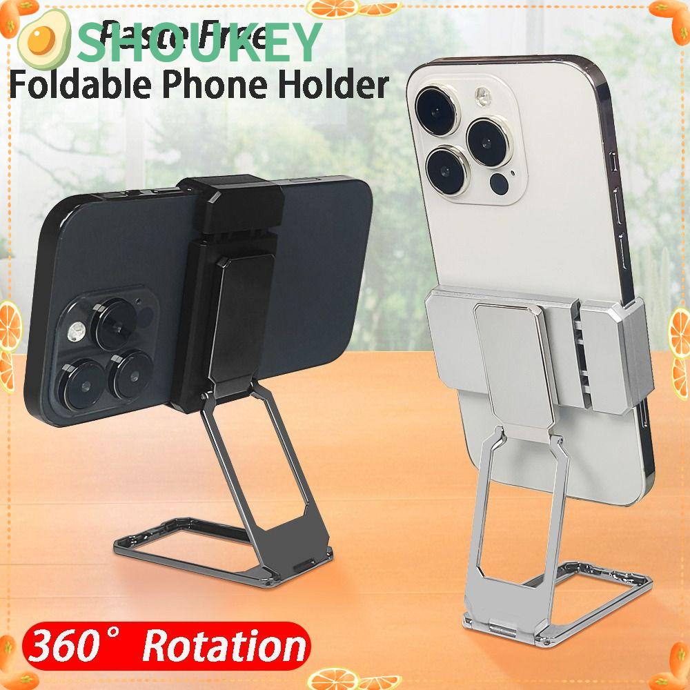 SHOUSHOU Nhẫn Đỡ Điện Thoại Bằng Kim Loại Có Thể Điều Chỉnh Xoay 360 Độ Tiện