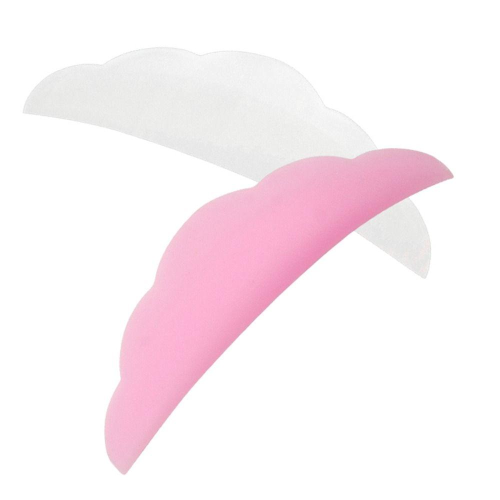 Bộ Đệm Silicone Mềm Nâng Lông Mi MALCOLM Màu Trắng Hồng