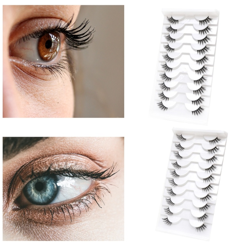 Hộp Lông Mi Giả Trang Điểm Mắt Mèo Tự Nhiên