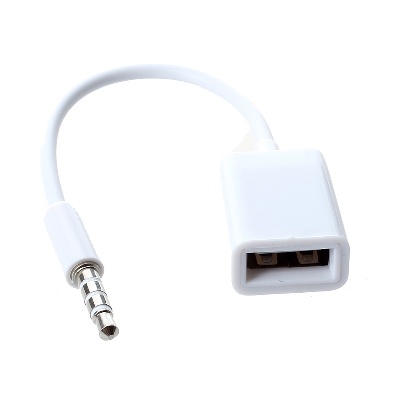 Cáp Chuyển Đổi Âm Thanh mp3 3.5mm aux Sang usb 2.0 Chuyên Dụng Cho Xe Hơi