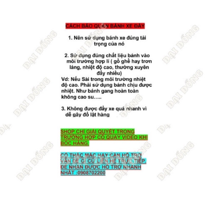 BÁNH XE ĐẨY  400-8