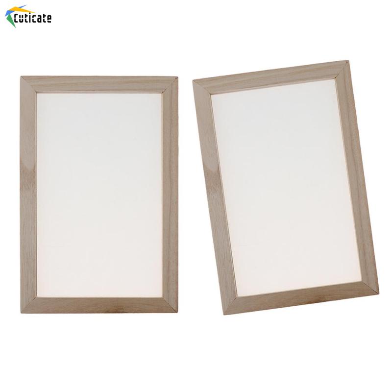 Set 2 Khung Gỗ Làm Giấy Tái Chế Thủ Công 20x30cm