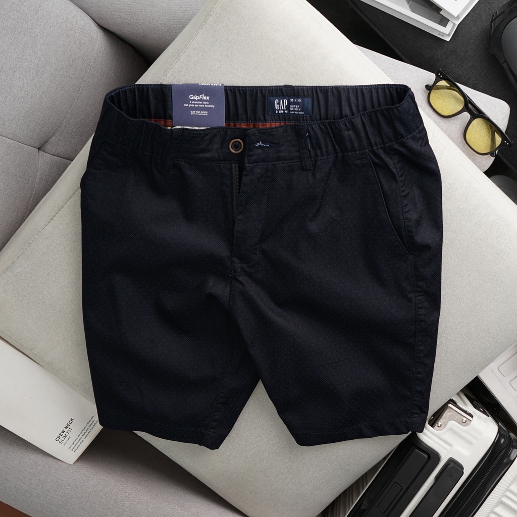 Quần short kaki GAP lưng thun dây rút cao cấp S28
