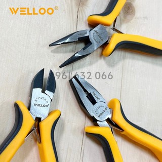 Bộ 3 kìm điện - cắt - nhọn cao cấp welloo 5 inch