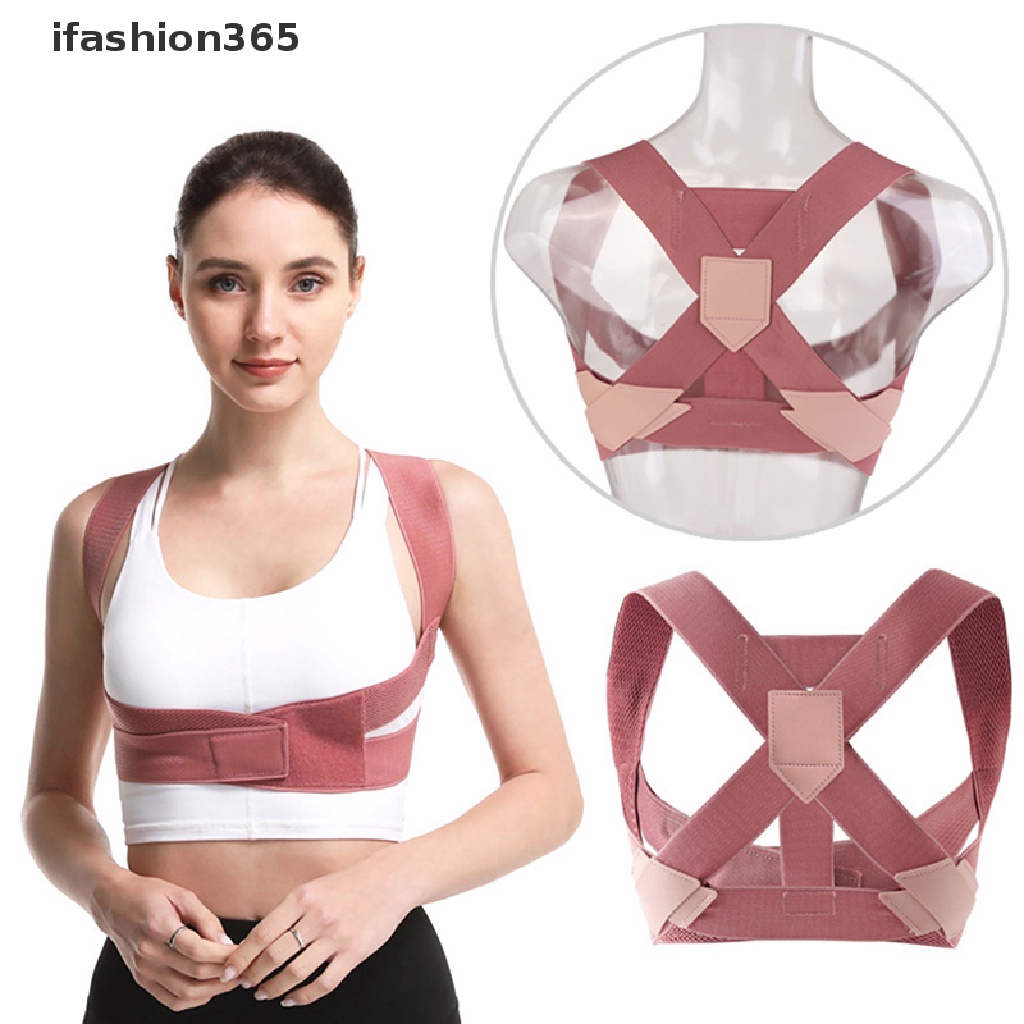 Đai Đeo Hỗ Trợ Điều Chỉnh Tư Thế Lưng Đàn Hồi Cho Nữ ifashion365