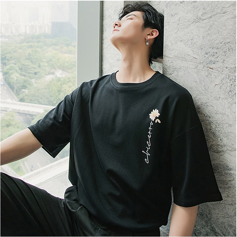 Áo Thun Nam Nữ Mùa Hè Unisex Form Rộng Tay Lỡ Họa Tiết In Hoa Cúc Thời Trang Zenkonu TOP NAM 263