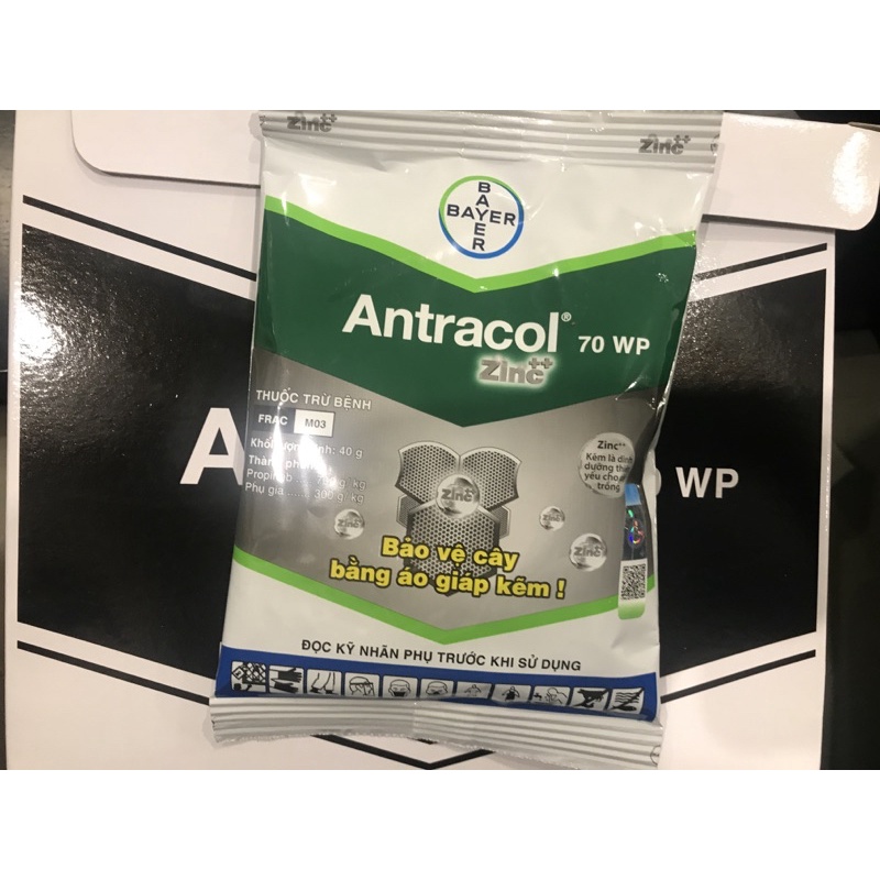 Thuốc trừ nấm Antracol 70WP Bayer gói 40g - Vàng Lá, thán thư Lan, hoa..