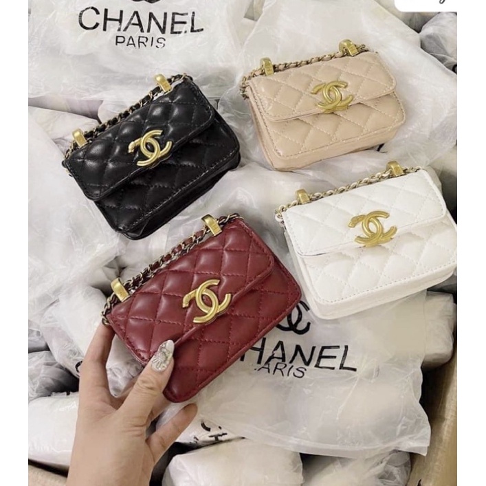 Túi Xách Nữ Chánel, YSL Đeo Chéo Quai Da, Xách Tay