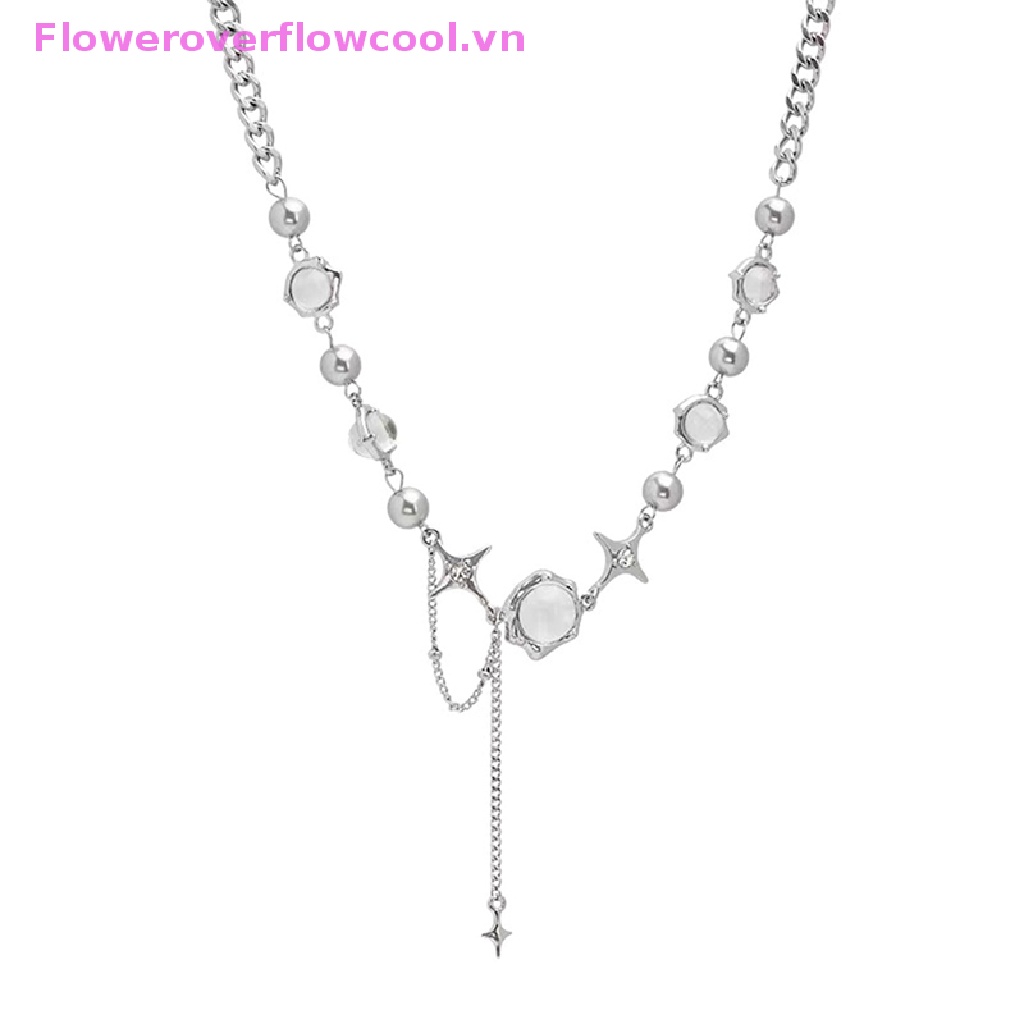 Vòng Cổ Choker Đính Đá Zircon Hình Học Tinh Tế Thời Trang Hàn Quốc Cho Nữ