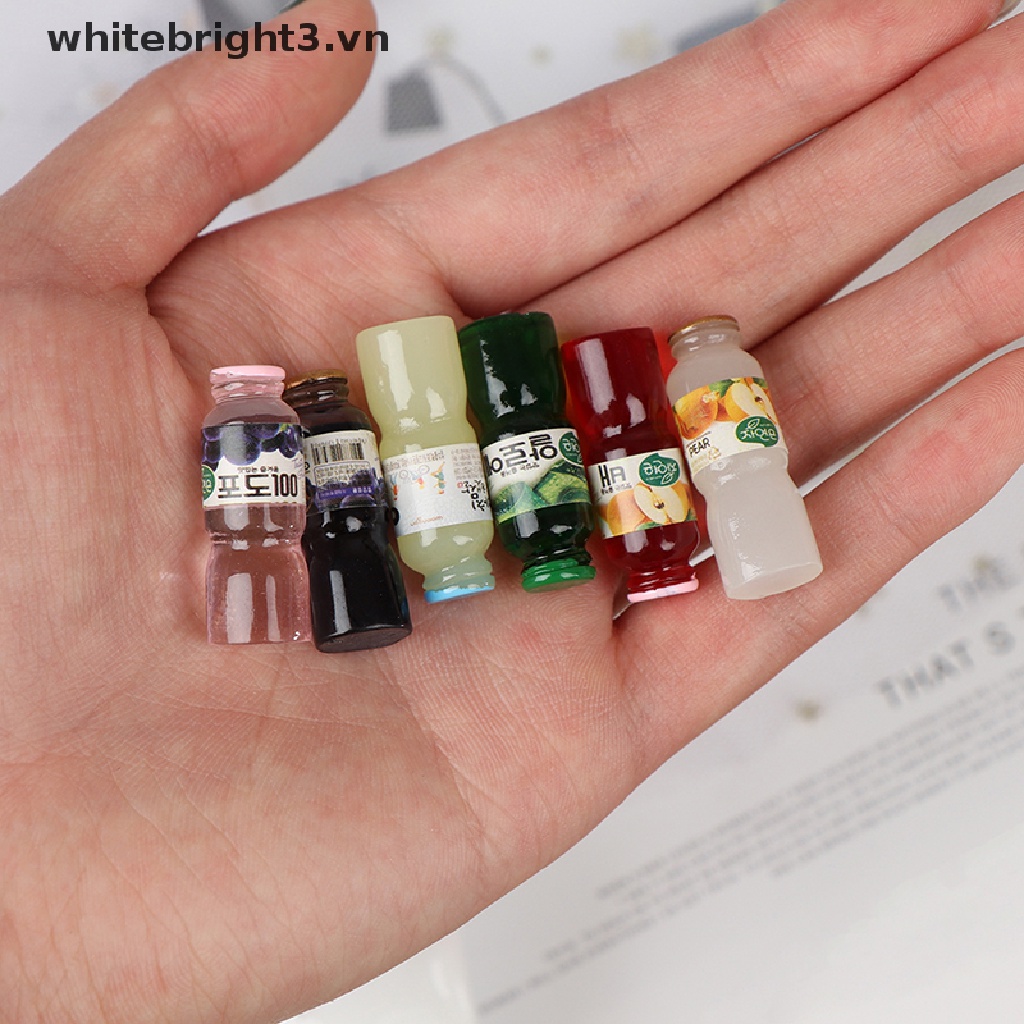 Set 5 Bình Nước Mini Tỉ Lệ 1: 12 Cho Bé Chơi Đồ Hàng