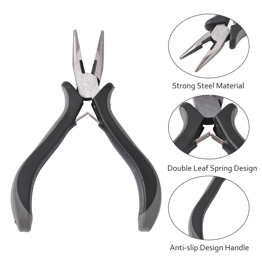 1 pc 45 450 Cái# Kìm Đánh Bóng Trang Sức Đa Năng Bằng Thép Không Gỉ Màu Sắc